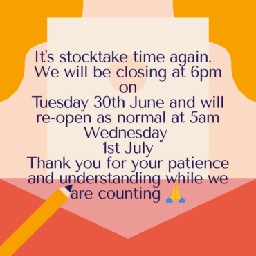 Our Shell Servo will be closing early at 6pm on Tuesday 30th June….